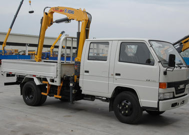 중국 튼튼한 2T 유압 운전사 화물 자동차는 기중기, 화물 기중기 트럭을 거치했습니다 협력 업체